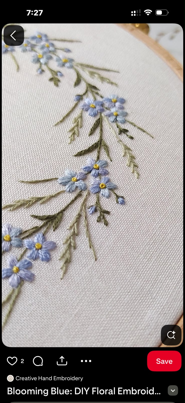 Daisy & Bee: Hand-Embroidered Cotton Percale Bed Linen Set